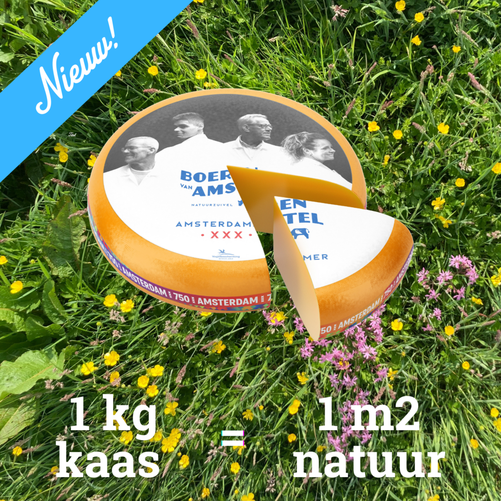 Amsterdammer kaas van de Boeren van Amstel met melk uit het amstelland biodiversiteit